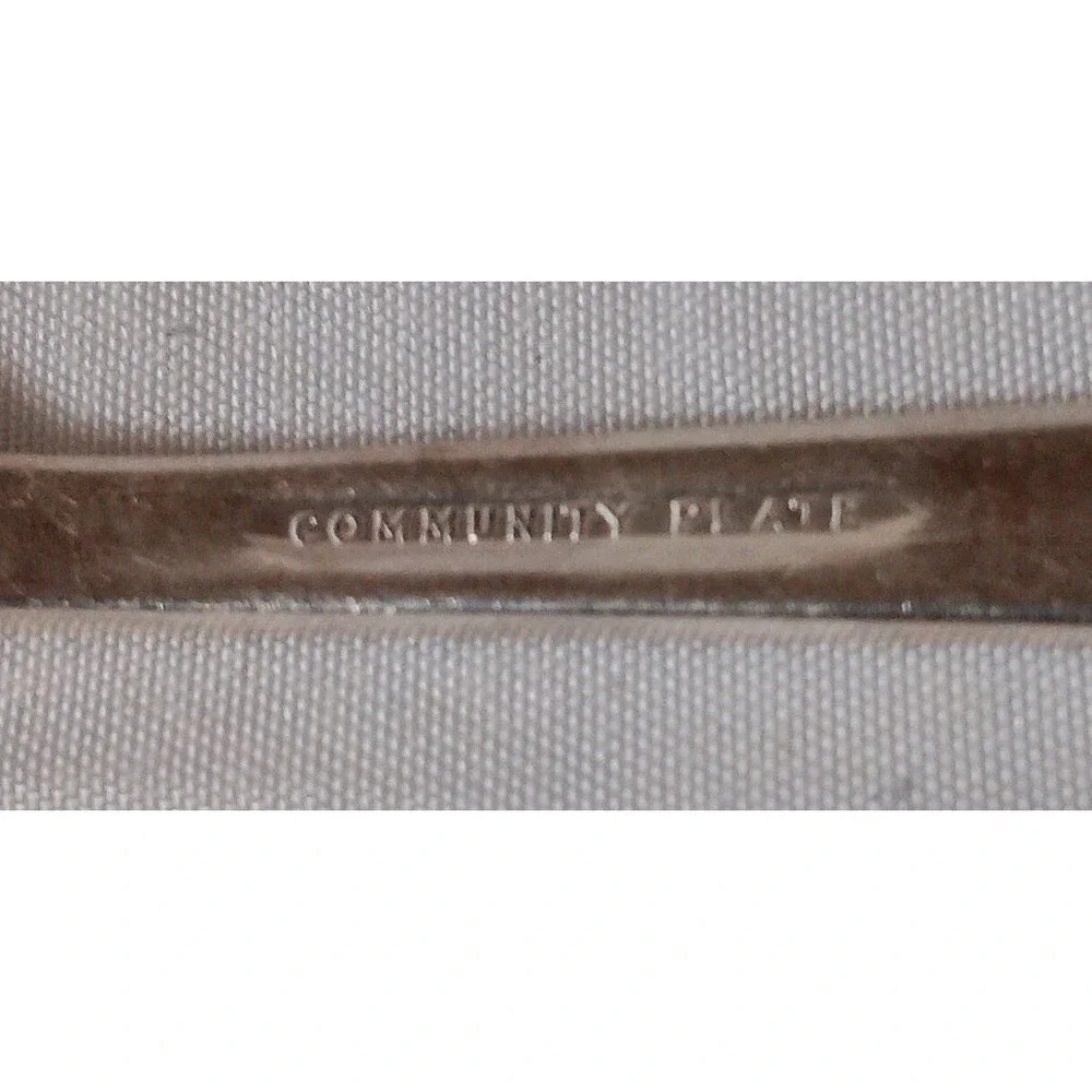 Vintage Oneida Community Dinner Spoons 4 Silver‎ Plate Coronation READ